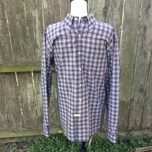 America Living  Sz LClassic Fit Plaid Men Shirt